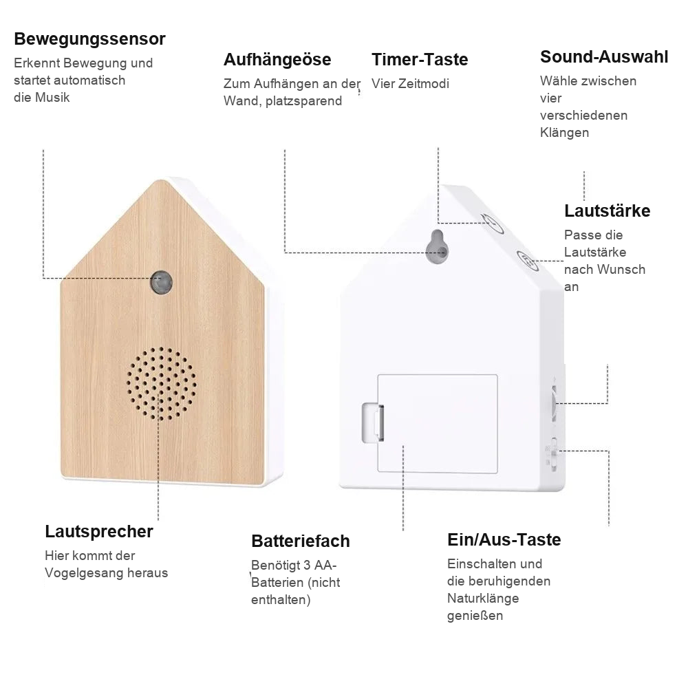 Platzio™ Naturklang-Box mit Bewegungssensor