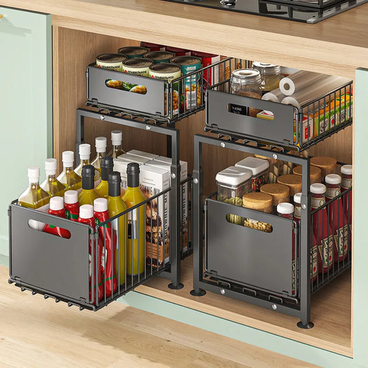 Platzio™ Ausziehbarer Küchenorganizer