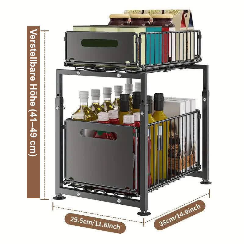 Platzio™ Ausziehbarer Küchenorganizer